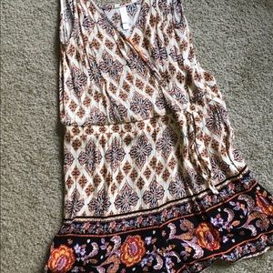 Aztec tank top romper